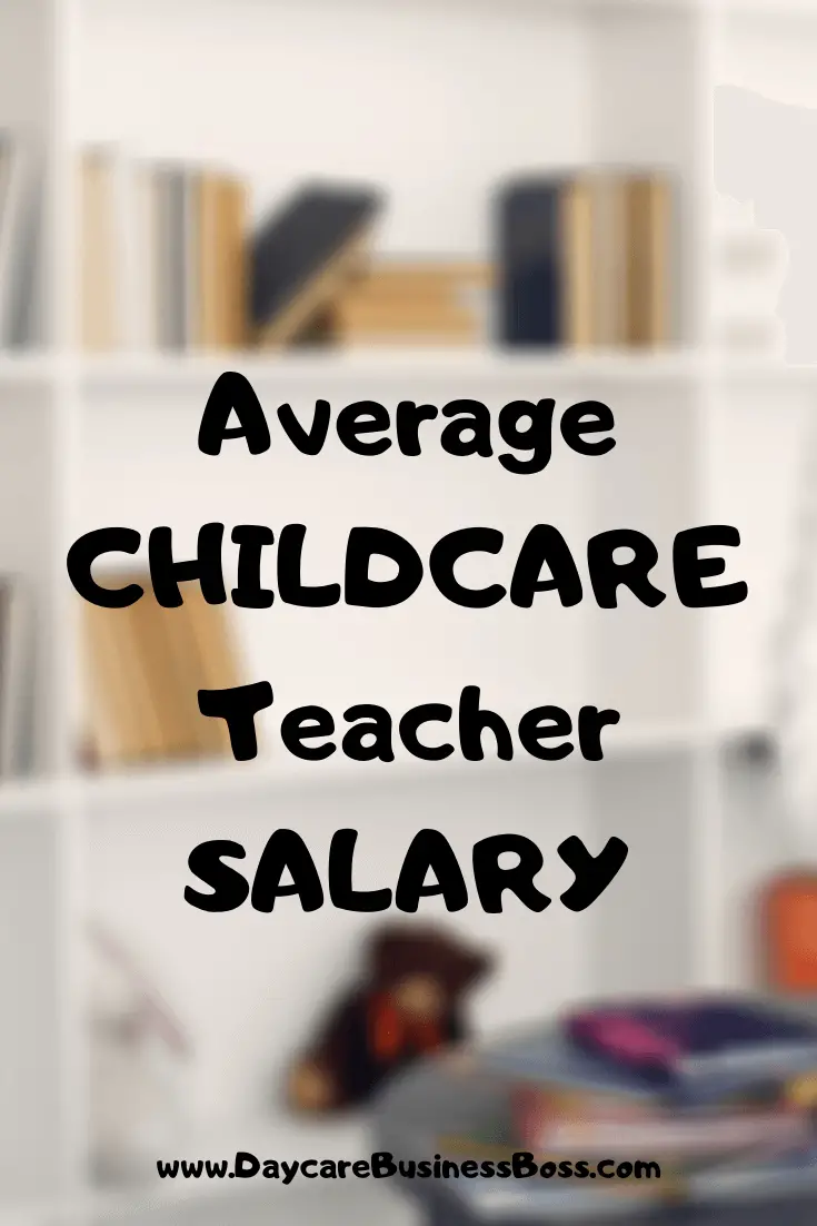 Average childcare teacher salary