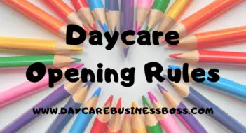 Daycare Opening Rules