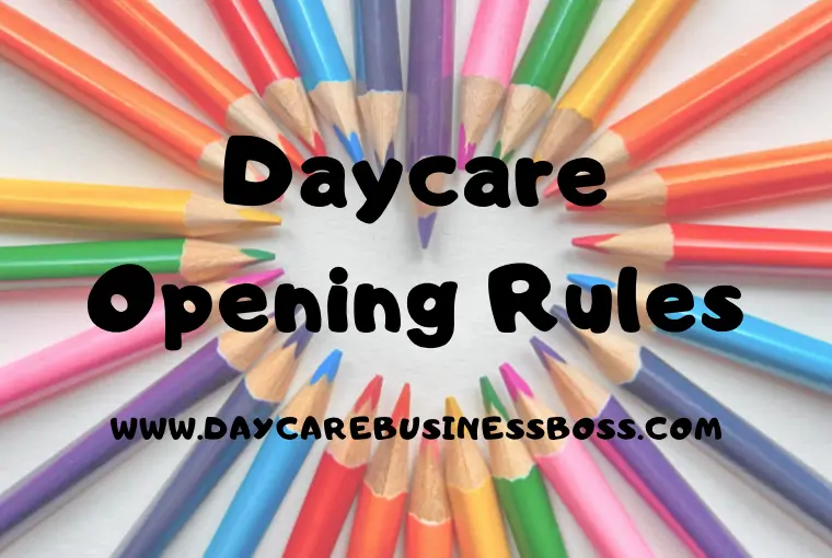 Daycare Opening Rules