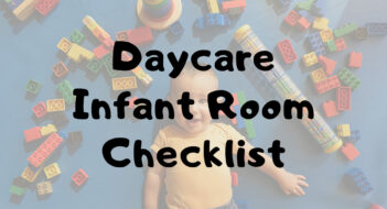 Daycare Infant Room Checklist