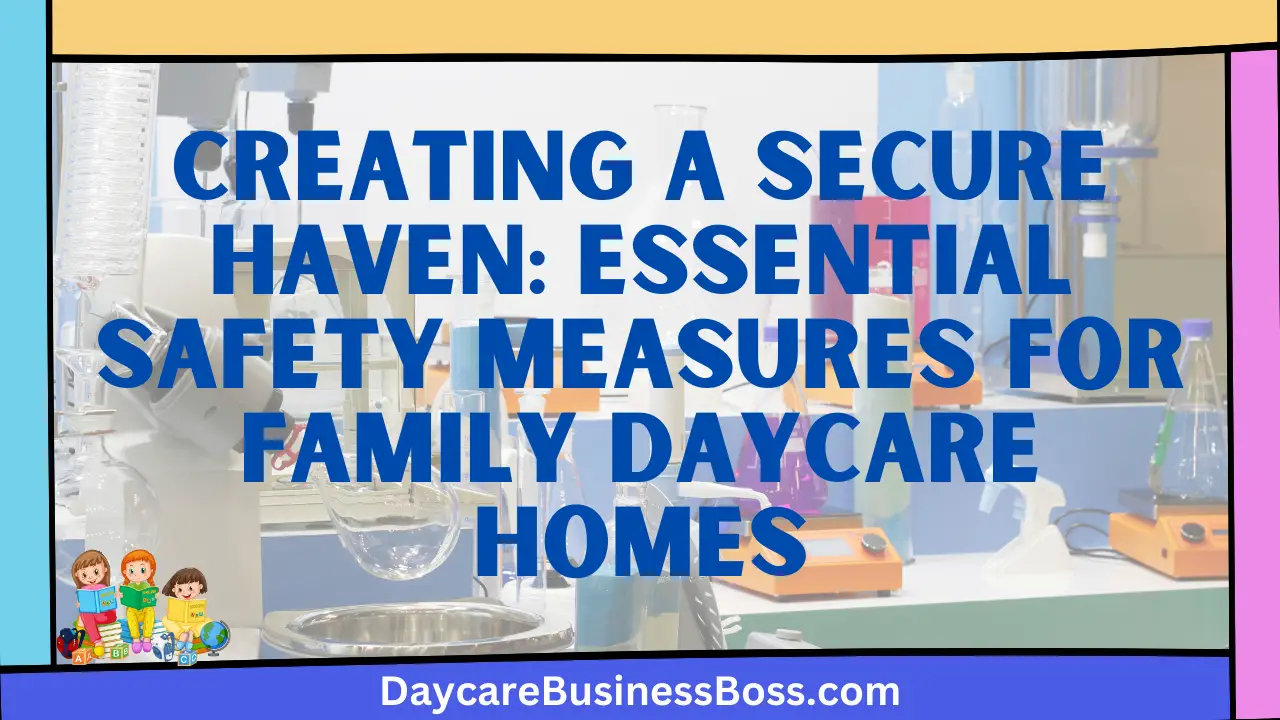 Creating a Secure Haven: Essential Safety Measures for Family Daycare Homes