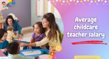 Average childcare teacher salary